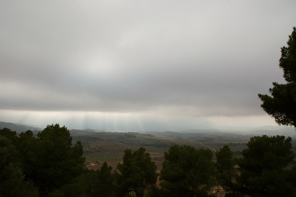Rain in the distance