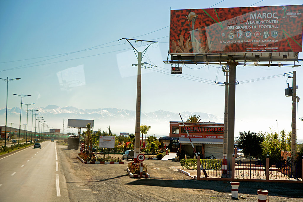 Coming in to Marrakech