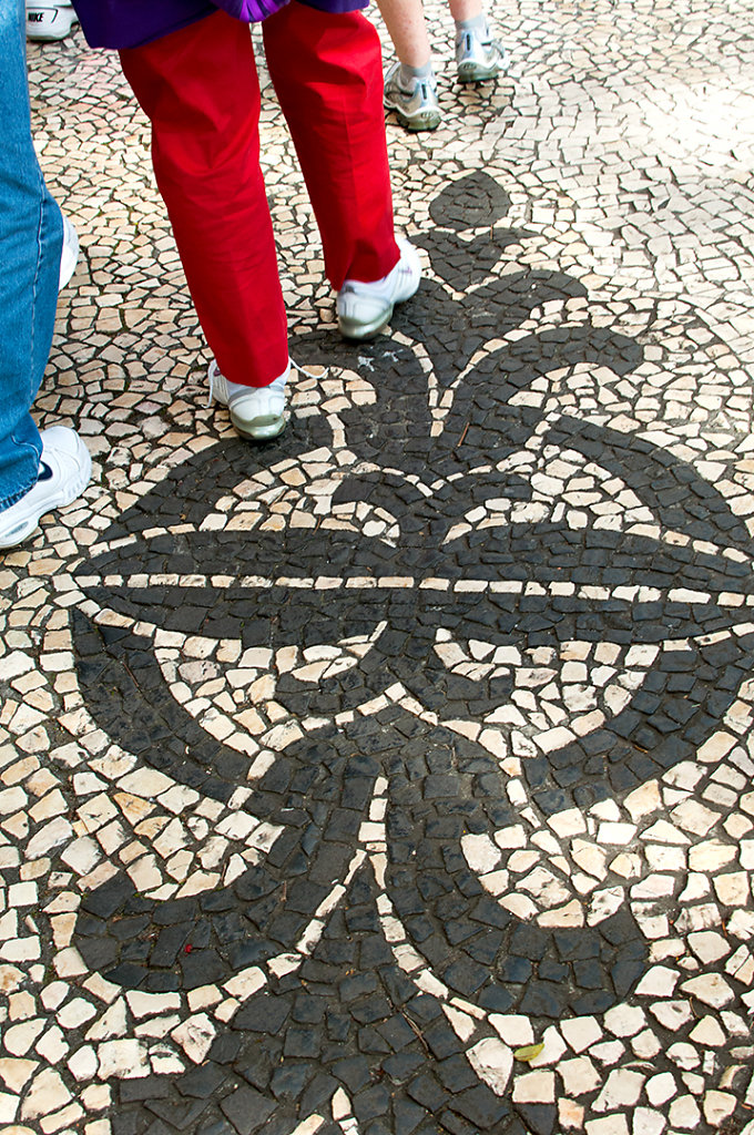 Neat sidewalk mosaic
