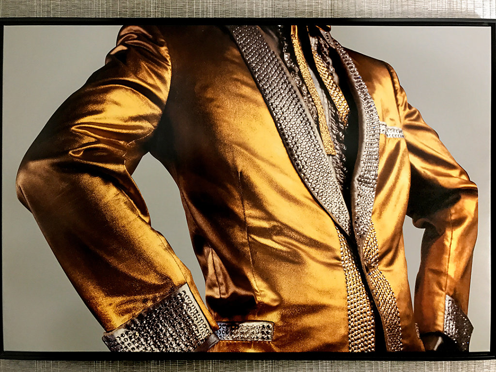 Gold lamé jacket