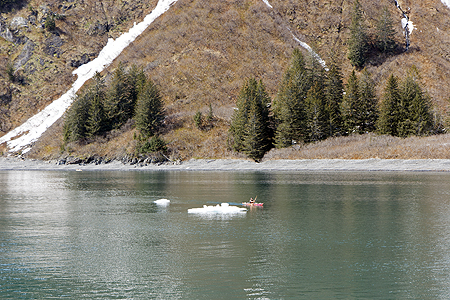 glacier kayak