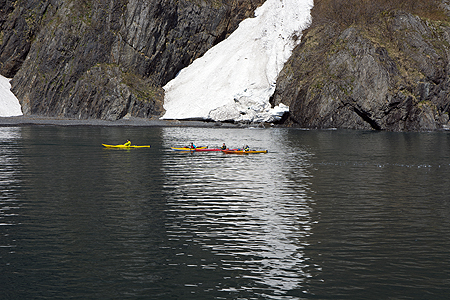 kayak Holgate Glacier