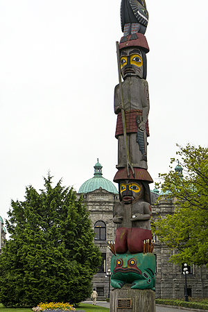 BC Parliament totem