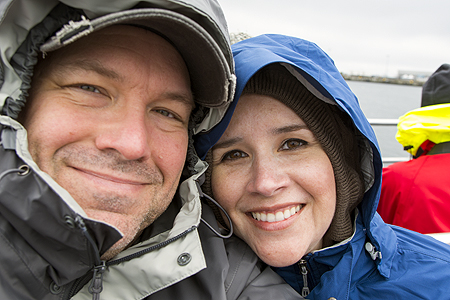 Orca tour bundled up