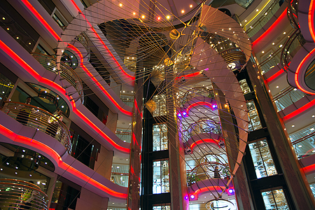 Radiance of the seas atrium