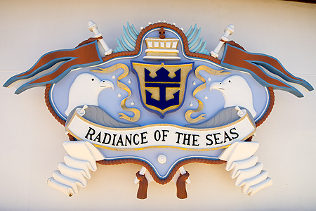 Radiance of the seas plaque