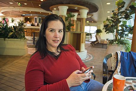 Radiance of the Seas solarium