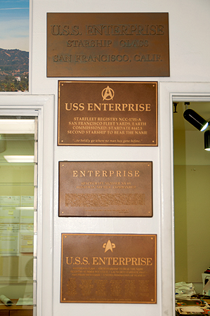 Star Trek Enterprise Paramount Sign department