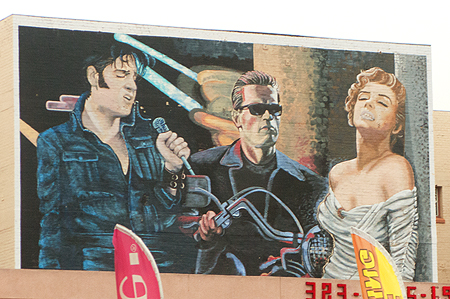 Elvis Terminator Marilyn California