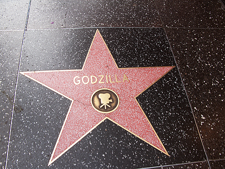 Walk of Fame Godzilla