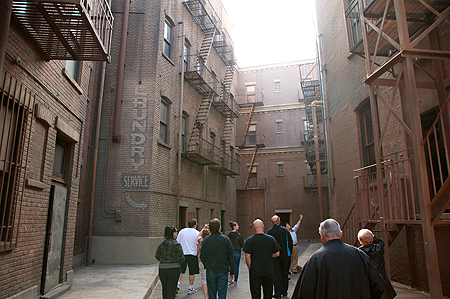 Spiderman alley Warner Brothers