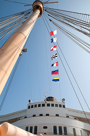 Queen Mary flags