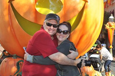 Disney Land Main Street Halloween