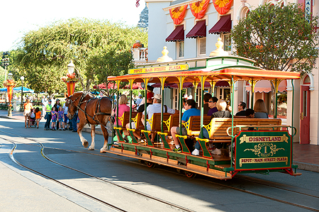 Disneyland California Main Street Trolley