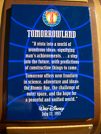 Tomorrowland Disneyland