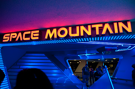 Disneyland Space Mountain Tomorrowland