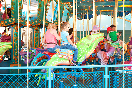 Paradise Pier Carousel Disney