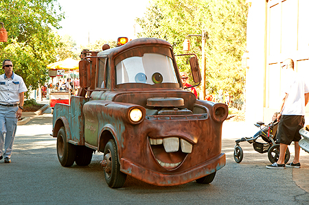 Cars Land California Adventure Tow Mater
