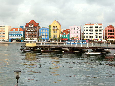 Curacao Queen Emma Bridge pontoon bridge