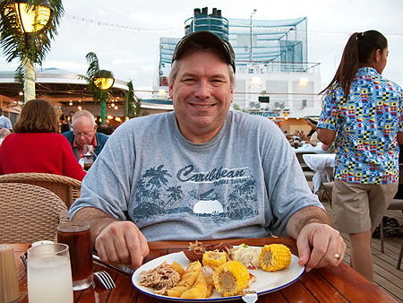Holland America Noordam barbecue
