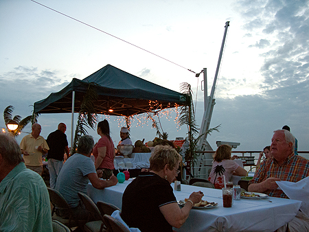 Noordam Cruis barbecue