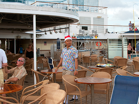 Christmas cruise santa