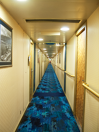 Holland America Noordam hallway