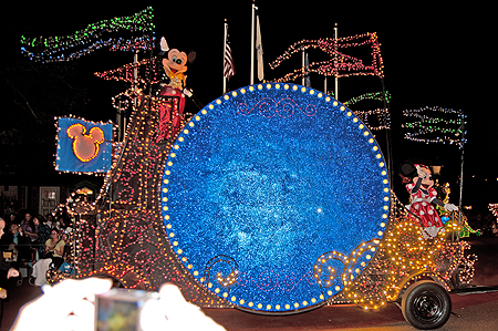 Disney Electric night parade lights
