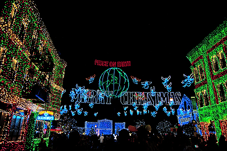 Osborne Christmas lights Merry Christmas