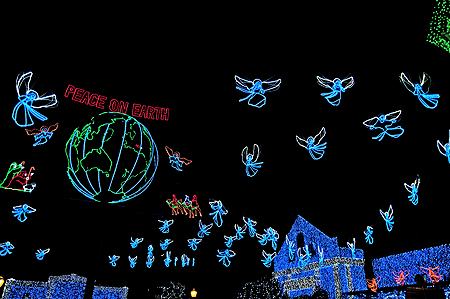 Osborne Family Christmas Light Peace on Earth