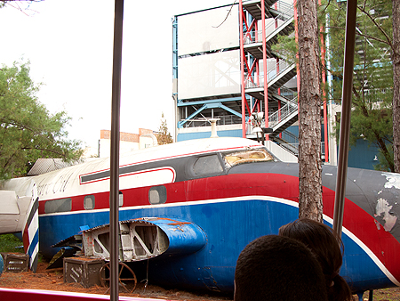 Disney Hollywood Studios Backlot Tour Old plane