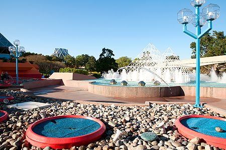 Epcot fountains