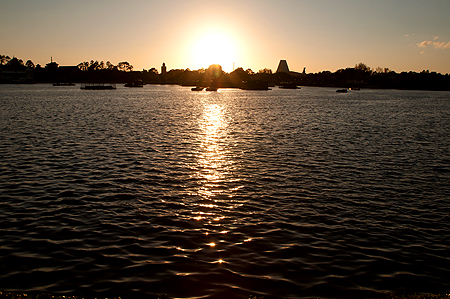 Epcot sunset