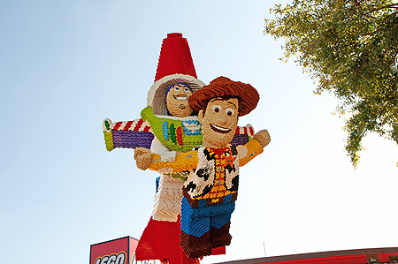 Lego Woody Buzz Toy Story Downtown Disney
