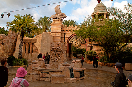 Universal Studios Orlando Talking fountain