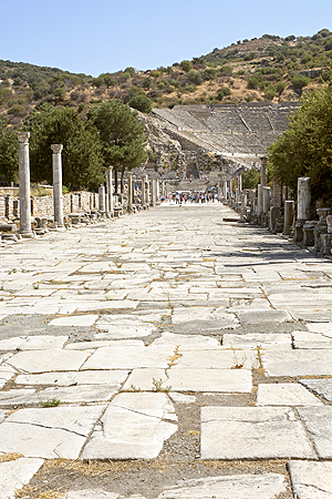 Ephesus Theater Marble road