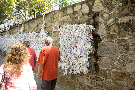 Wishing wall