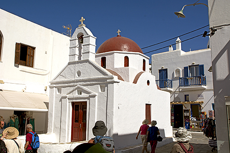 Mykonos church