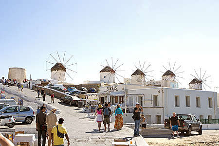 Mykonos windmills