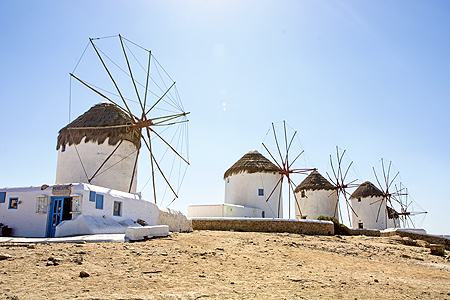 Mykonos windmills