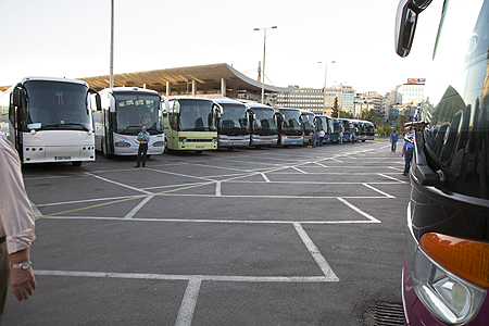 Athens Greece busses
